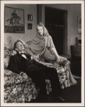 Clifton Webb and Leonora Corbett in a scene from the original Broadway production of Noël Coward's "Blithe Spirit."