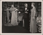 Leonora Corbett, Clifton Webb, and Peggy Wood in a scene from the original Broadway production of Noël Coward's "Blithe Spirit"