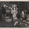 Clifton Webb, Leonora Corbett and Peggy Wood in a scene from the original Broadway production of Noël Coward's "Blithe Spirit."
