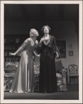 Annabella and Estelle Winwood in a scene from the 1942 tour of Noël Coward's "Blithe Spirit."