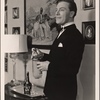 Dennis King in a scene from the 1942 tour of Noël Coward's "Blithe Spirit."