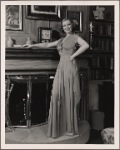 Carol Goodner in a scene from the 1942 tour of Noël Coward's "Blithe Spirit."