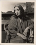 Lynn Fontanne in the original Broadway production of Noël Coward's "Point Valaine."