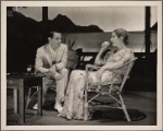 Lynn Fontanne and Louis Hayward in the original Broadway production of Noël Coward's "Point Valaine."