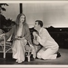 Alfred Lunt and Lynn Fontanne in the original Broadway production of Noël Coward's "Point Valaine."