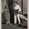 Alfred Lunt and Lynn Fontanne in the original Broadway production of Noël Coward's "Point Valaine."