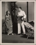 Alfred Lunt and Lynn Fontanne in the original Broadway production of Noël Coward's "Point Valaine."
