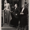 Jan Sterling, Doris Dalton, and Evelyn Varden in the original Broadway production of Noël Coward's "Present Laughter."