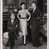 Clifton Webb, Marta Linden, and Doris Dalton in the original Broadway production of Noël Coward's "Present Laughter."