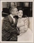 Clifton Webb and Marta Linden in the original Broadway production of Noël Coward's "Present Laughter."