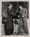 Clifton Webb and Cris Alexander in the original Broadway production of Noël Coward's "Present Laughter."