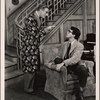 Clifton Webb and Cris Alexander in the original Broadway production of Noël Coward's "Present Laughter."