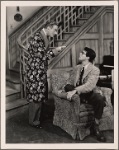 Clifton Webb and Cris Alexander in the original Broadway production of Noël Coward's "Present Laughter."