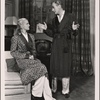 Jan Sterling and Clifton Webb in the original Broadway production of Noël Coward's "Present Laughter."