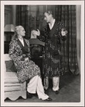 Jan Sterling and Clifton Webb in the original Broadway production of Noël Coward's "Present Laughter."