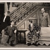 Evelyn Varden, Cris Alexander, Clifton Webb and Robin Craven in the original Broadway production of Noël Coward's "Present Laughter."