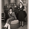 Marta Linden and Doris Dalton in the original Broadway production of Noël Coward's "Present Laughter."