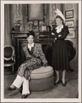 Marta Linden and Doris Dalton in the original Broadway production of Noël Coward's "Present Laughter."