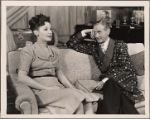 Clifton Webb and Marta Linden in the original Broadway production of Noël Coward's "Present Laughter."