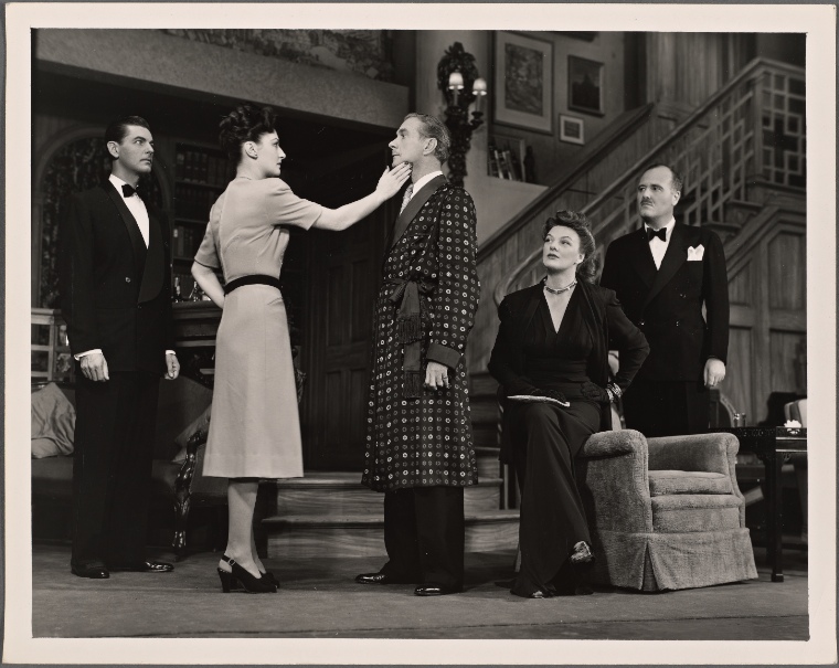 Gordon Mills, Marta Linden, Clifton Webb, Doris Dalton, and Robin ...