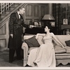 Clifton Webb and Marta Linden in the original Broadway production of Noël Coward's "Present Laughter."