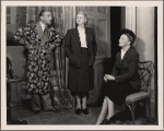 Clifton Webb, Evelyn Varden, and Doris Dalton in the original Broadway production of Noël Coward's "Present Laughter."