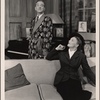 Clifton Webb and Doris Dalton in the original Broadway production of Noël Coward's "Present Laughter."