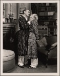 Clifton Webb and Jan Sterling in the original Broadway production of Noël Coward's "Present Laughter."