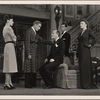 Marta Linden, Clifton Webb, Robin Craven, and Doris Dalton in the original Broadway production of Noël Coward's "Present Laughter."