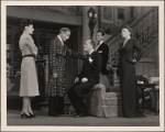 Marta Linden, Clifton Webb, Robin Craven, and Doris Dalton in the original Broadway production of Noël Coward's "Present Laughter."