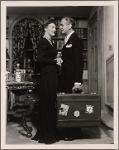 Clifton Webb and Doris Dalton in the original Broadway production of Noël Coward's "Present Laughter."