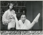 Maureen Byrnes and Bill Macy in the stage production Oh! Calcutta!, Eden Theatre