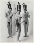 Richard Schmeer, Ronnie Britton, and Phillips Cross in publicity photograph for the stage production We’d Rather Switch