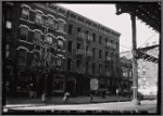 Vacant tenements and 2nd Ave. EL: 1875-1877 Second Av- E 97th St, Manhattan