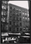 Storefronts and vacant tenement: 154-158  [street unknown], Manhattan]