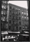 [Storefronts and vacant tenement: 154-158 [street unknown], Manhattan]