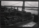 Williamsburg Bridge; Lewis Greenberg Plumbing Supplies: Cherry St. - East St., Manhattan