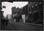 Salvation Army Settlement House and demolitions in progress: 82-90 Cherry St-James St-Oliver St, Manhattan