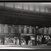 Storefronts under elevated train tracks: 1746-1752 Fulton St - East New York Av, Brooklyn
