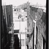 Rear fire escapes; bridge