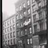 Storefronts and tenements; B. Zucker Carpenter: 116-120 E. 4th St-1st Ave-2nd Ave, Manhattan