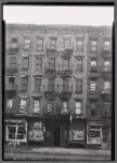 Storefronts and tenements; DiStefano Meat Market: 322-326 Delancey-Goerck St., Manhattan