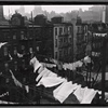 Tenement rears with clothes lines
