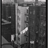 Tenement rears with clothes lines