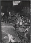 Basement room with assorted debris