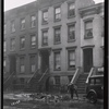 Brick row houses; J. Katz Carpenter: 52nd St. - 2nd Ave.-3rd Ave., Brooklyn