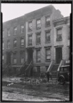 Brick row houses; J. Katz Carpenter: 52nd St. - 2nd Ave.-3rd Ave., Brooklyn