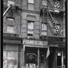 Storefronts; Frank (Irving) the Tailor: 2813 [street unknown]]