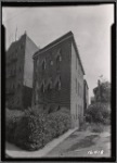 Apartment buildings with awnings