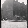 Brick row houses; Beatties Restaurant: 3rd Ave. - 36th St., Brooklyn